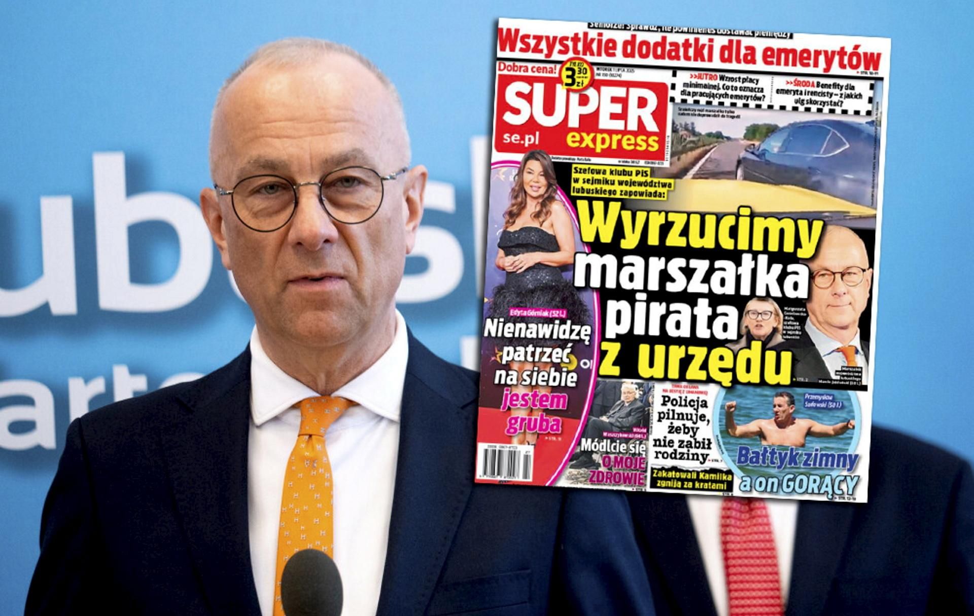 Sukces "Super Expressu"! Marszałek pirat rezygnuje ze stanowiska. Marcin Jabłoński w…