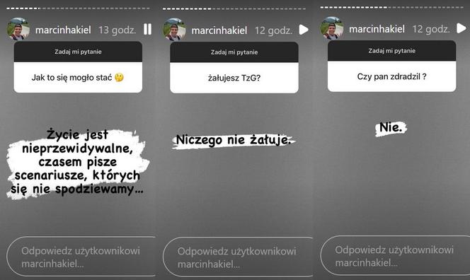 Marcin Hakiel zdradził Cichopek?! Q&A