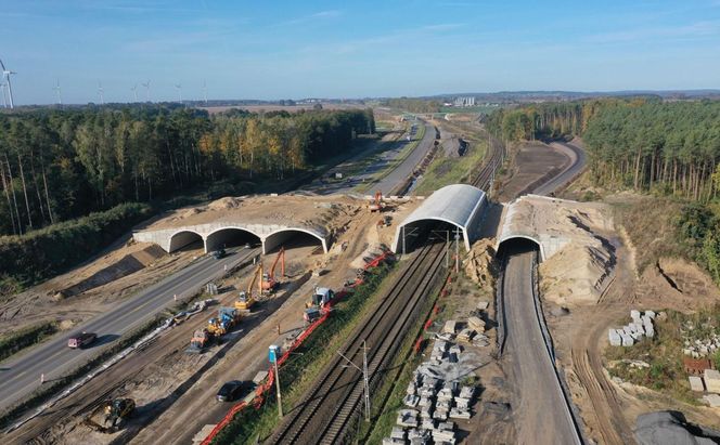 Budowa dwóch odcinków S3 między Świnoujściem i Troszynem. Nowe zdjęcia 