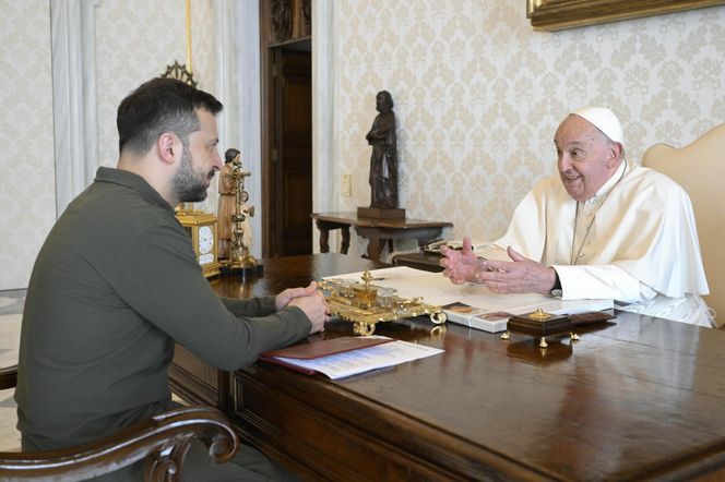 Zełenski pojechał do papieża Franciszka. Dał mu wstrząsający prezent