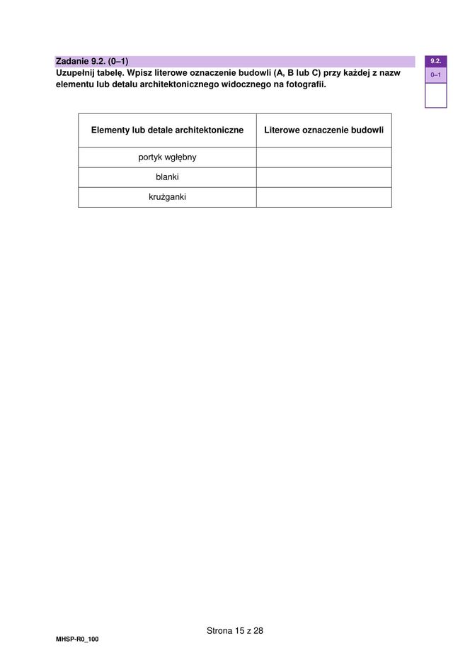 Matura 2025 historia sztuki - arkusz CKE 14.05.2025 - Formuła 2023