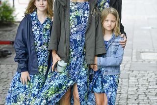 Piotr Rubik z rodziną 