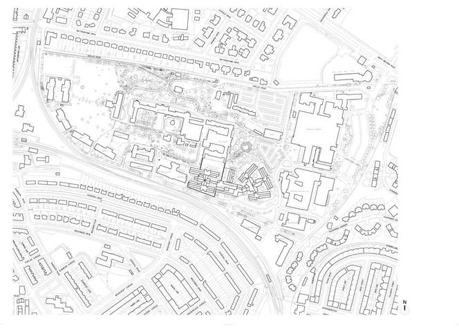 Mies van der Rohe Award 2013: Maggie`s Cancer Center. Sytuacja. Fot. ©OMA, materiały prasowe MIes van der Rohe Award 2013