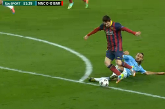 Manchester City - Barcelona. Gol Leo Messiego. Czy gościom należał się rzut karny?