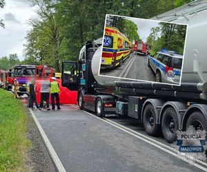 Tragiczny wypadek na DK57 na Mazowszu. Nie żyją cztery osoby