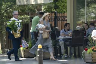 Pierwsza komunia święta syna Mateusza Borka
