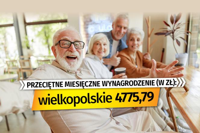 Przeciętne miesięczne wynagrodzenie (w zł)
