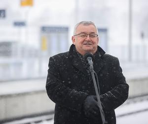 Minister Andrzej Adamczyk otworzył przystanek kolejowy w Zatorze