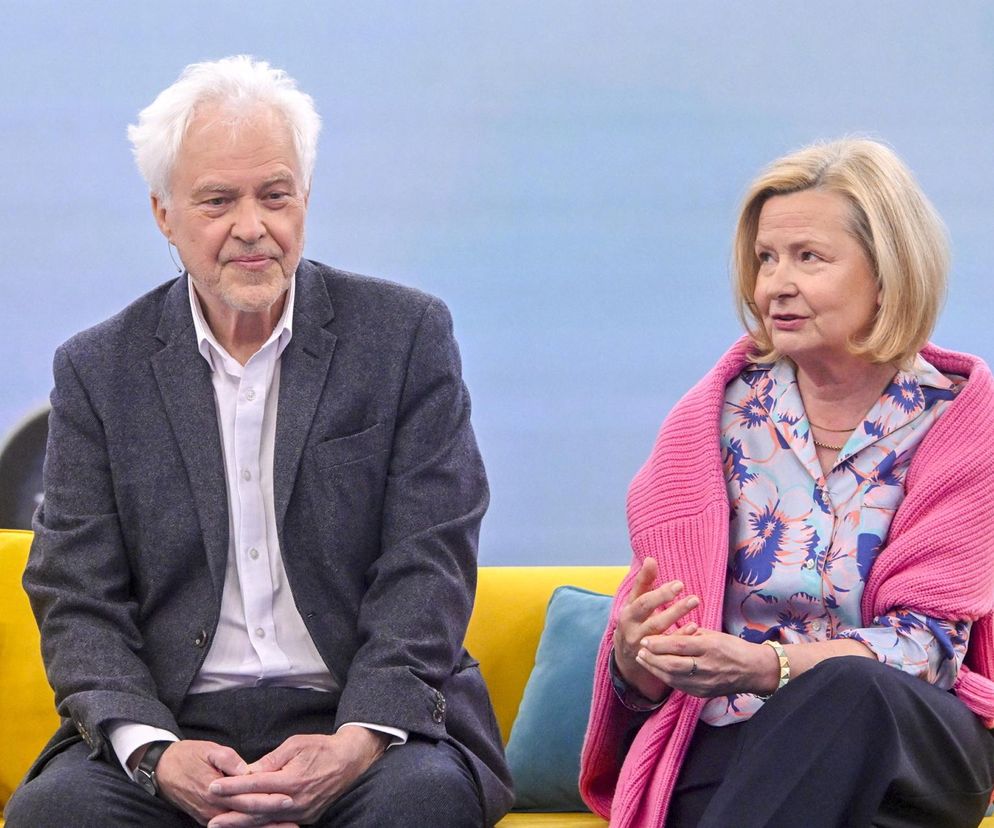 Barbara Bursztynowicz z mężem Jackiem