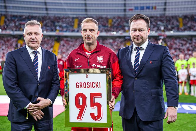 Pożegnanie Kamila Grosickiego na meczu Polska - Mołdawia