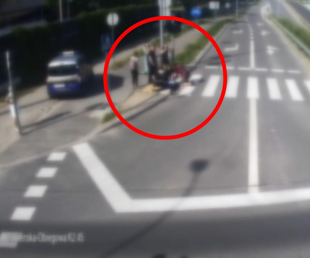 Mężczyzna zasłabł przy przejściu dla pieszych. Dramatyczna akcja ratunkowa w Olsztynie 