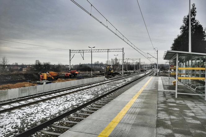 Stacja Sławków na półmetku przebudowy. Lepsze podróże do Sosnowca i Olkusza