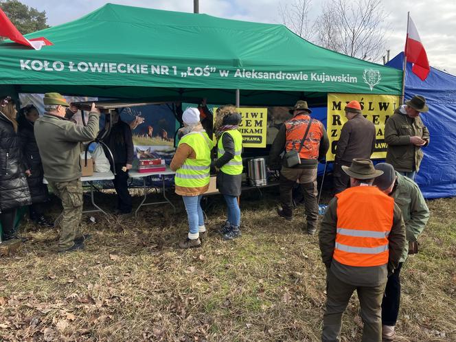 Protest rolników w Kujawsko-Pomorskiem. Zdjęcia z okolic Aleksandrowa Kujawskiego