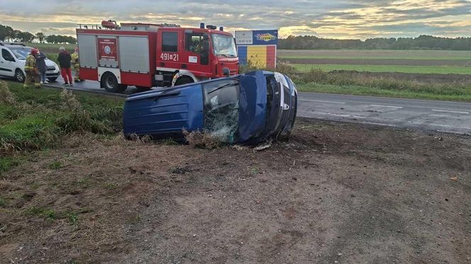 wypadek w Woźnikach