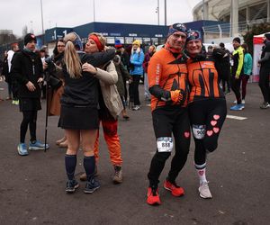 Bieg z Sercem WOŚP w Parku Śląskim. Po raz dziesiąty pobiegli w szczytnym celu