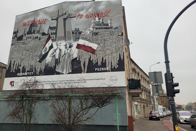 Nowy mural na Zawadach