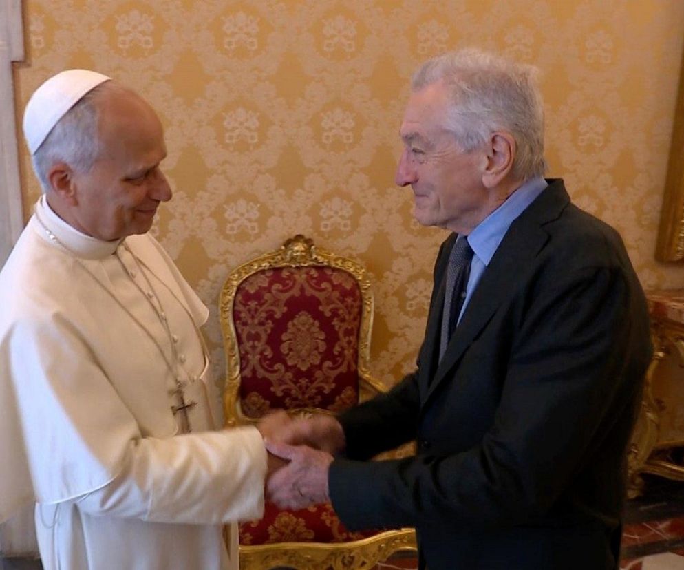 Robert De Niro odwiedził papieża. Leon XIV przemówił pierwszy