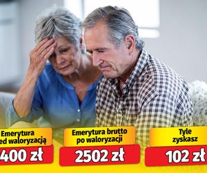 Waloryzacja emerytur 4,24 proc. 