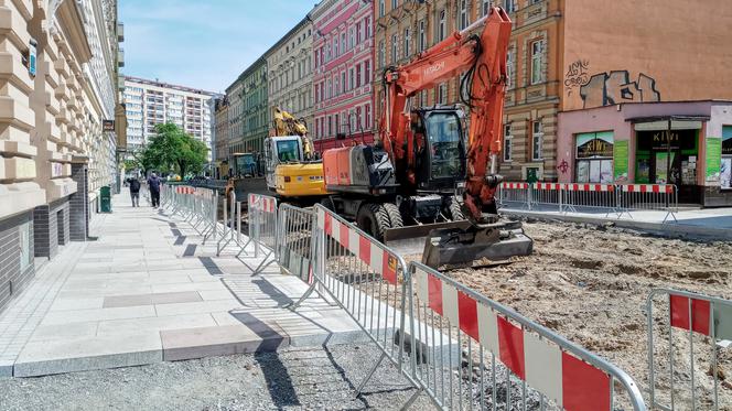 Przebudowa ulic w centrum Szczecina - maj 2020