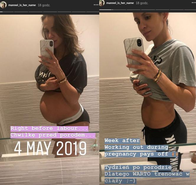 Sara Boruc pokazała brzuch po porodzie