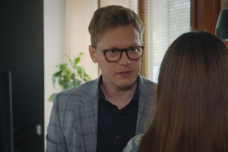 M jak miłość odc. 1826. Radek (Philippe Tłokiński), Aneta (Ilona Janyst)