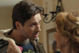 	Barwy szczęścia odc. 3197. Józefina Rawiczowa (Elżbieta Jarosik), Cezary (Marcel Opaliński)