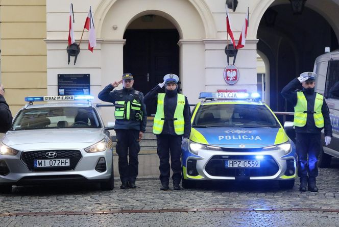 Hołd dla Mateusza Biernackiego. Tak policjanci upamiętnili zmarłego funkcjonariusza