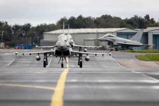 Brytyjskie Typhoony już nad Polską. Misja NATO Wschodnia Straż w akcji