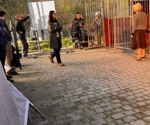 Ekipa filmowa w schronisku dla zwierząt w Nowym Sączu 