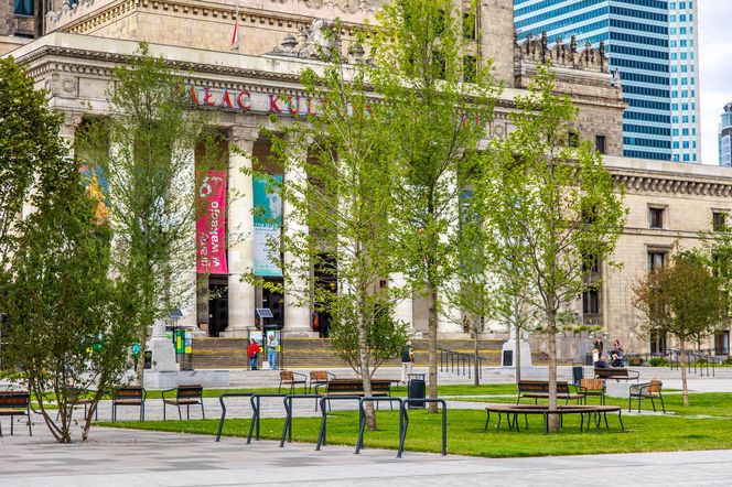 Plac Centralny Warszawa, sierpień 2025