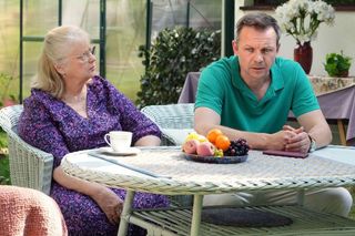 Barwy szczęścia odc. 3083. Bruno (Lesław Żurek), Amelia (Stanisława Celińska)