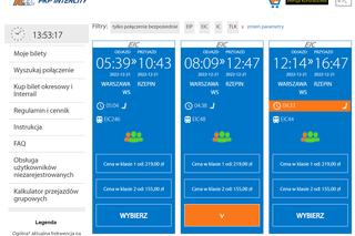 Bilety PKP Intercity droższe po Polsce niż do Niemiec.