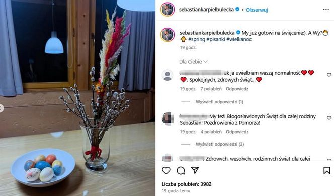 Gwiazdy w mediach społecznościowych pokazały swoje święconki