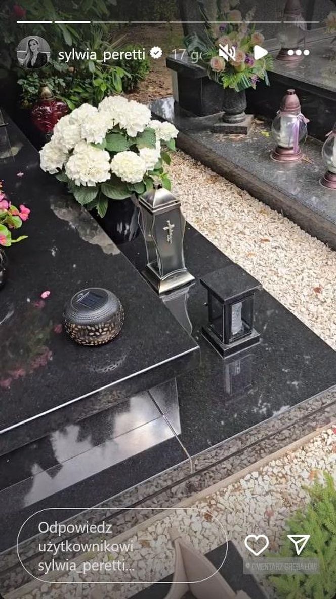Złodziej na grobie syna Sylwii Peretti. Szok, co zabrał!