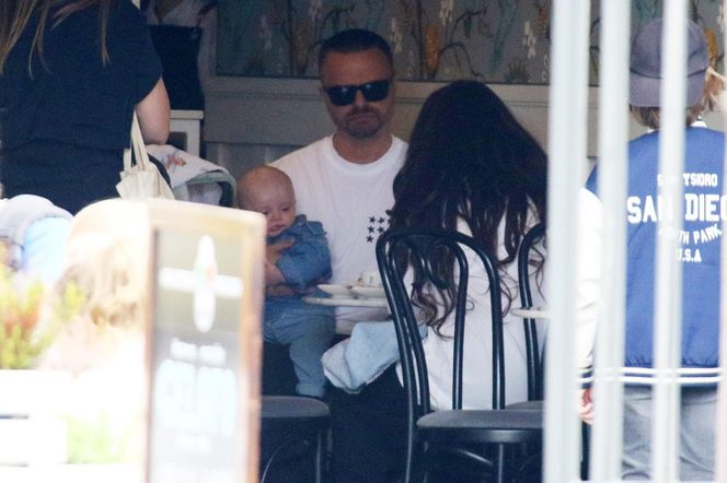 Marcin Hakiel z Dominiką i synkiem Romeo w Sopocie