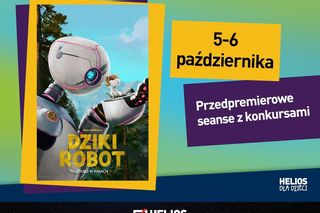 Siedlecki Helios zaprasza 5 i 6 października na film „Dziki robot”