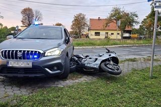 Szalony motocyklista, rajd i wielka kraksa 