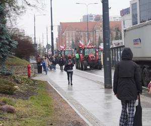 Protest rolników w Olsztynie 21 lutego. Co dzieje się w centrum?