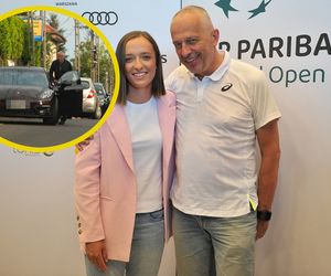 Iga Świątek pożyczyła tacie wypasioną furę