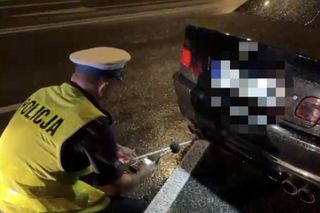 Nielegalne wyścigi w Warszawie. Policja podała konkretne liczby