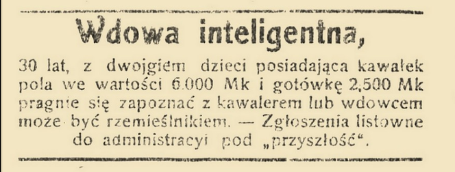Tinder działał już ponad 100 lat temu. Szukano miłości i korzystnych finansowo małżeństw