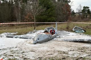 Rozbita awionetka