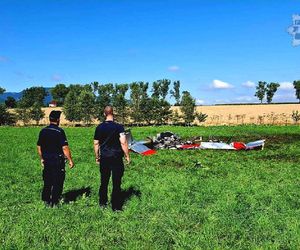 Katastrofa samolotu we wsi Lipowa. Nie żyją dwie osoby