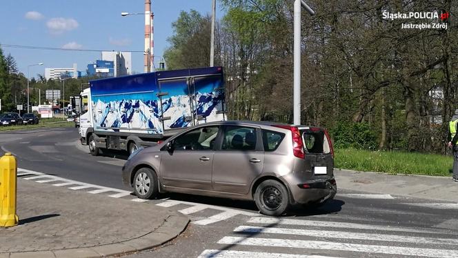 Wypadek w Jastrzębiu-Zdroju. Jedna osoba została ranna 