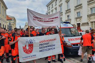 PROTEST ratowników medycznych w Warszawie 30.06.2021. Co się dzieje? Dlaczego strajkują?