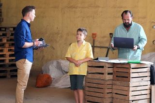 Barwy szczęścia odc. 3111. Łukasz (Michał Rolnicki), Ksawery (Bartosz Gruchot), Borys (Jakub Wieczorek)