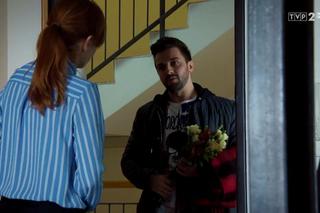 M jak miłość, odc. 1445. Agnieszka (Magdalena Walach), Eryk (Rafał Szatan)