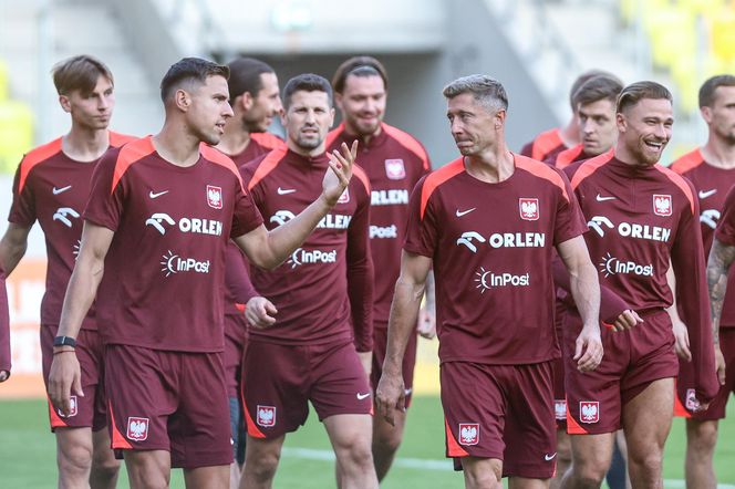 Trening i konferencja prasowa reprezentacji Polski