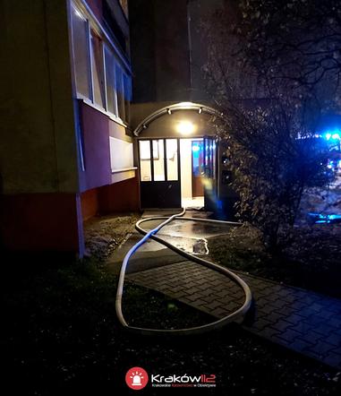 Tragiczny pożar mieszkania w Krakowie. Ujawniono zwęglone zwłoki