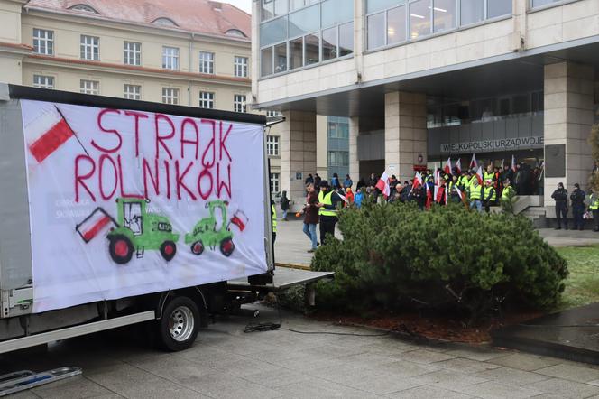 Protest rolników w Poznaniu 